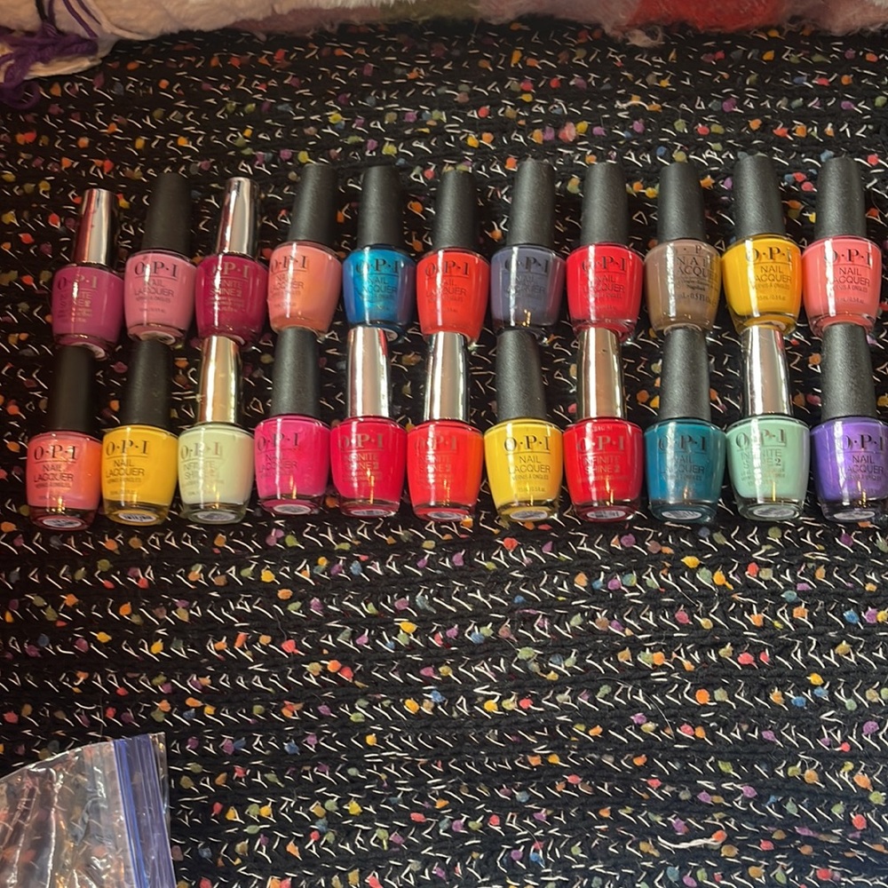 Brand new OPI lot of 22 different colored nail polishes. Each color is different - Picture 2 of 2